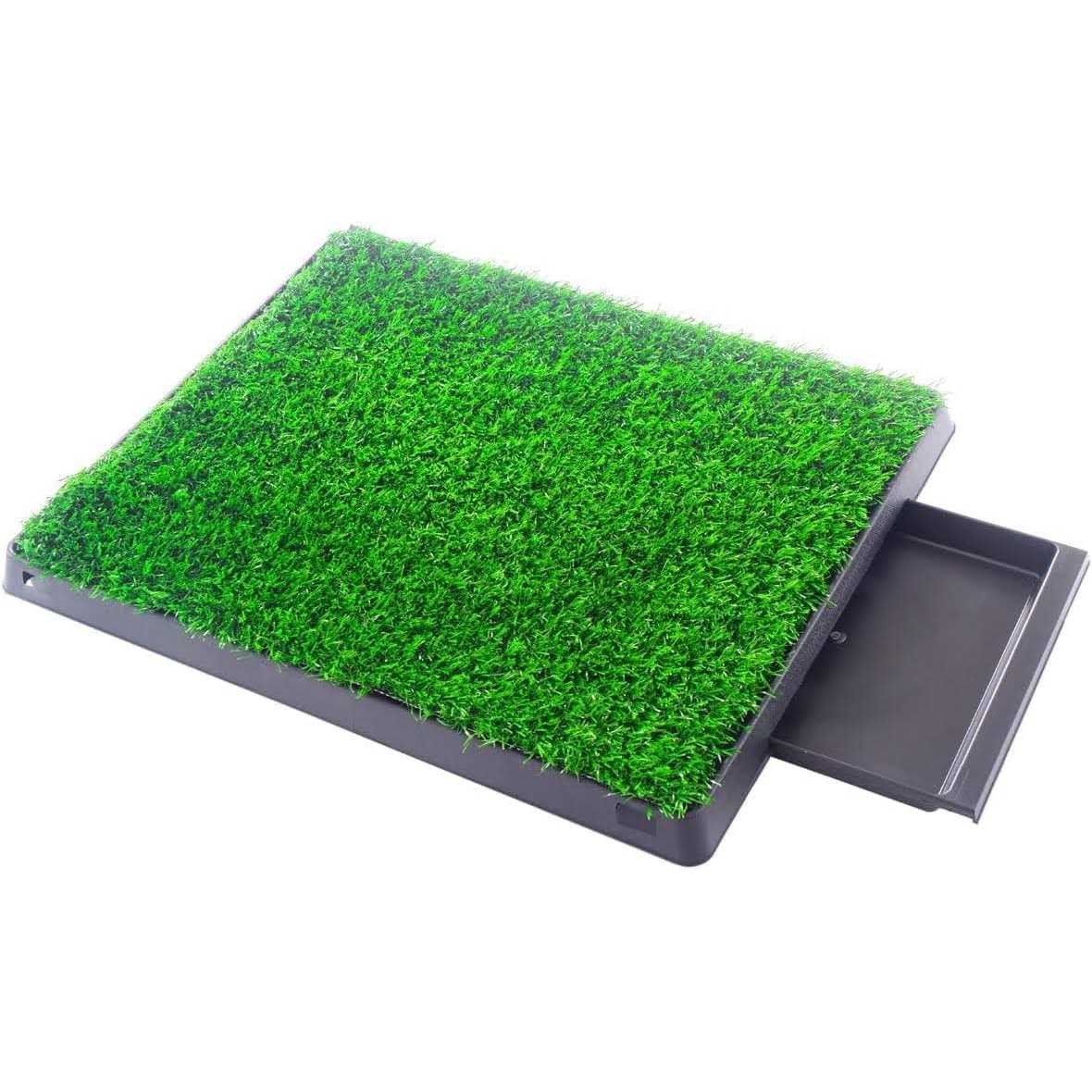 20” x 25” Artificial Dog Grass Pad with Tray C4906