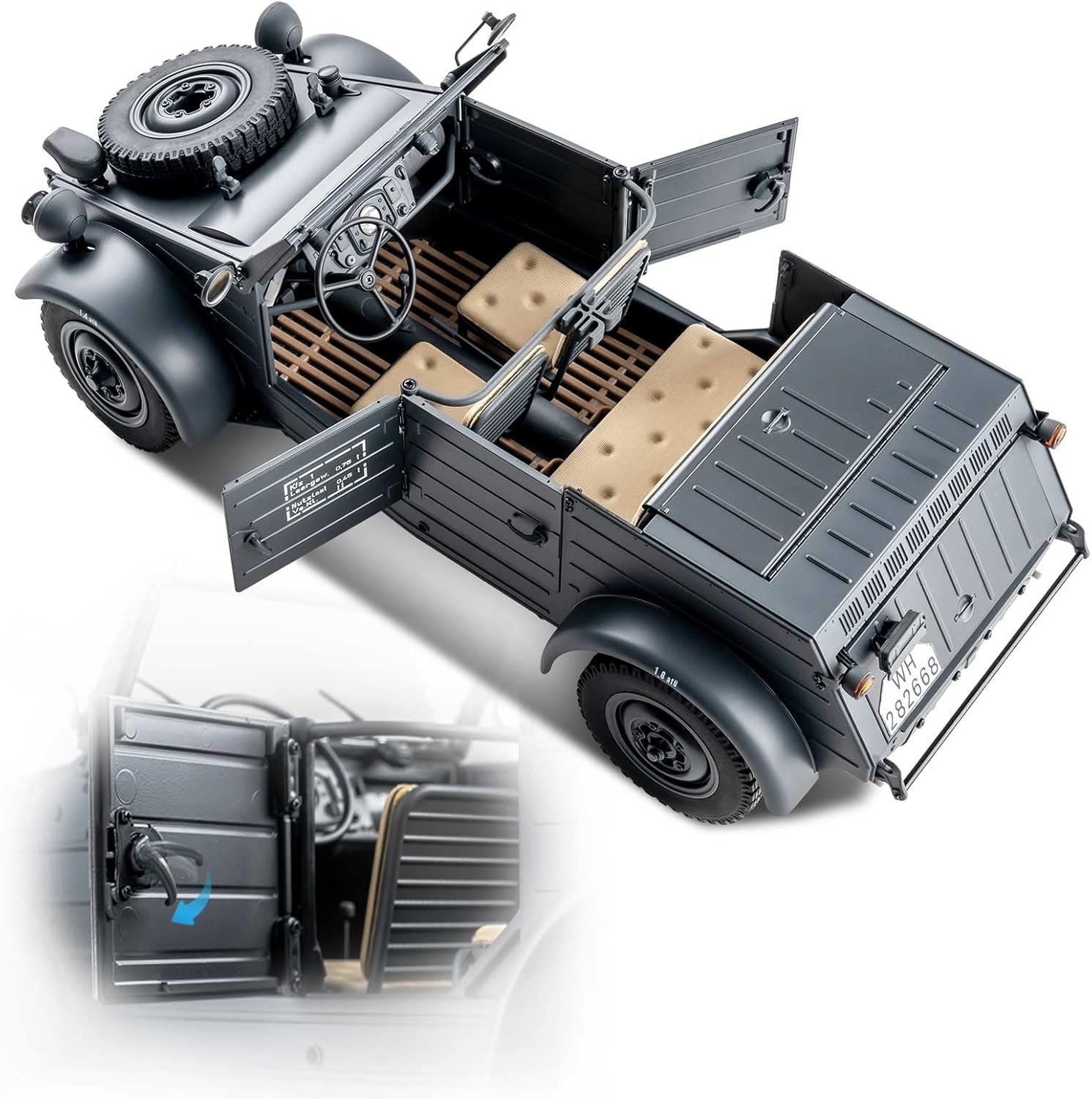 1/12 Kubelwagen Type 82 RC Rock Crawler U496