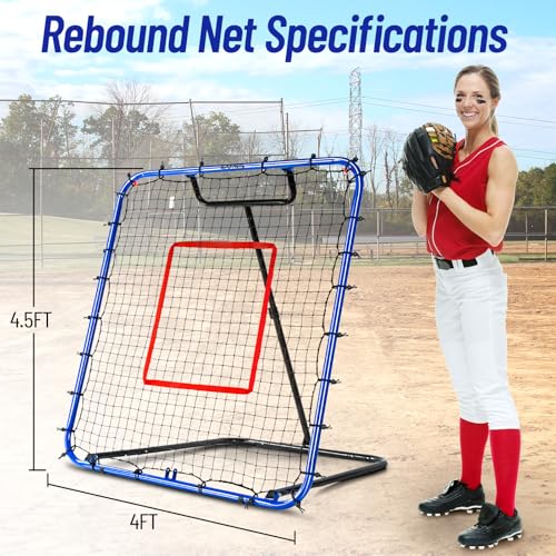 Baseball Rebounder Net 4 x 4.5 FT W853