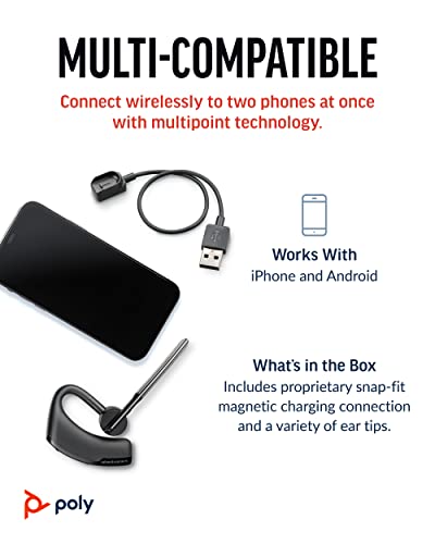 Wireless Headset Single-Ear Bluetooth with Noise-Canceling Mic I420301