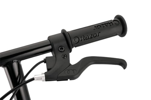 Electric Scooter with LED Light-Up Deck, 8" Air-filled Front Tire S353