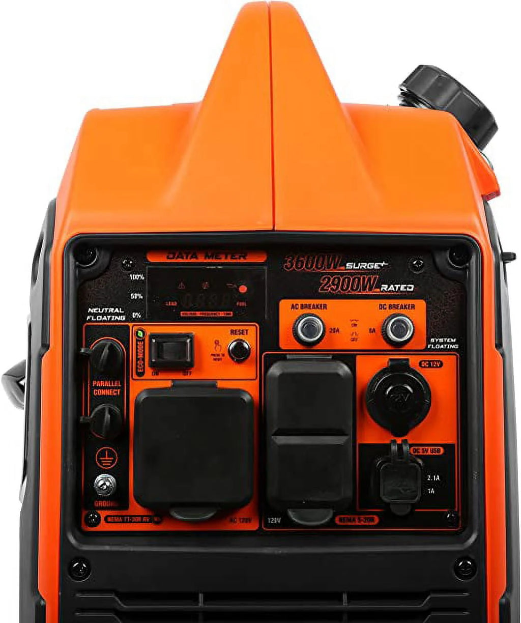3600-Watt Portable Inverter Generator with Fuel Shut Off P59445
