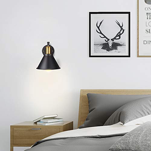 Bronze and Black Swing Arm Wall Lamp with On/Off Switch B669801