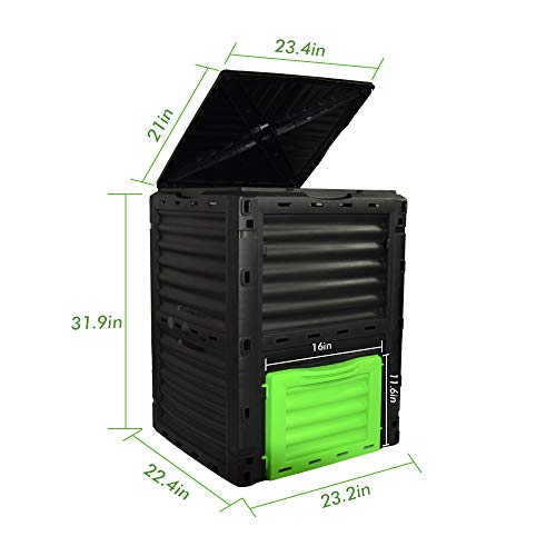 80 Gallon BPA Free Compost Bin Q887