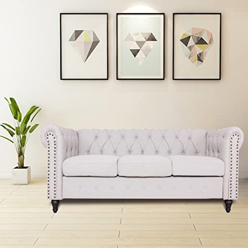 Modern Fabric Tufted Sofa H451
