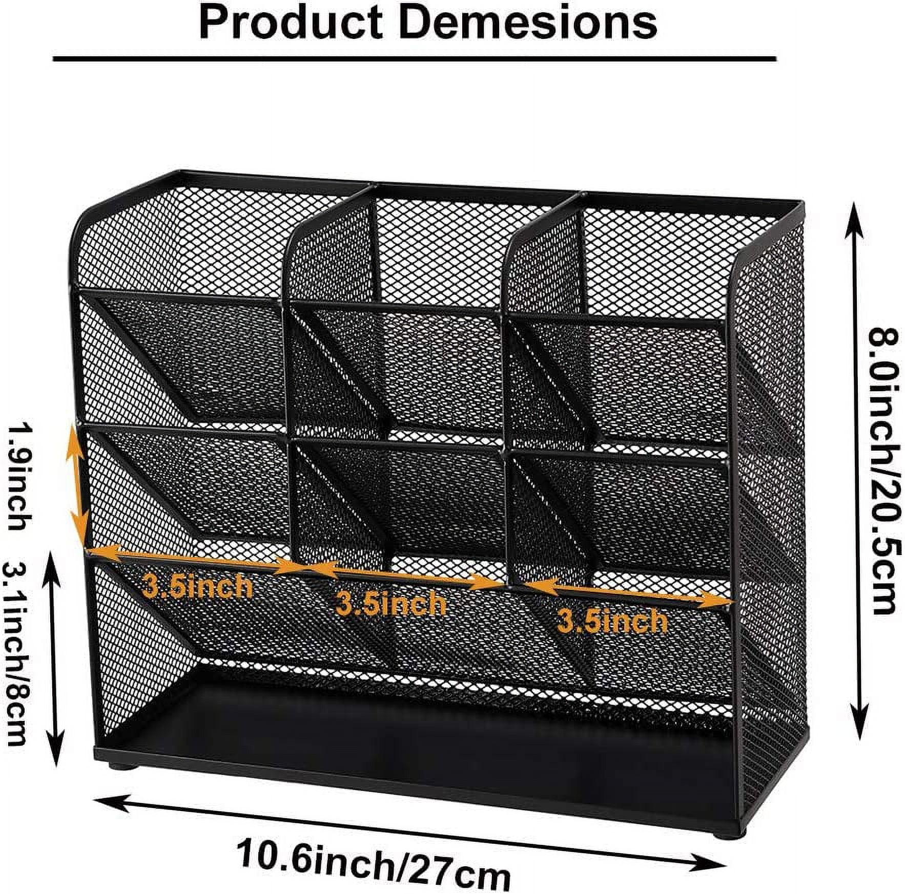 Desk Organizer Pen Holder Storage Rack Q450698