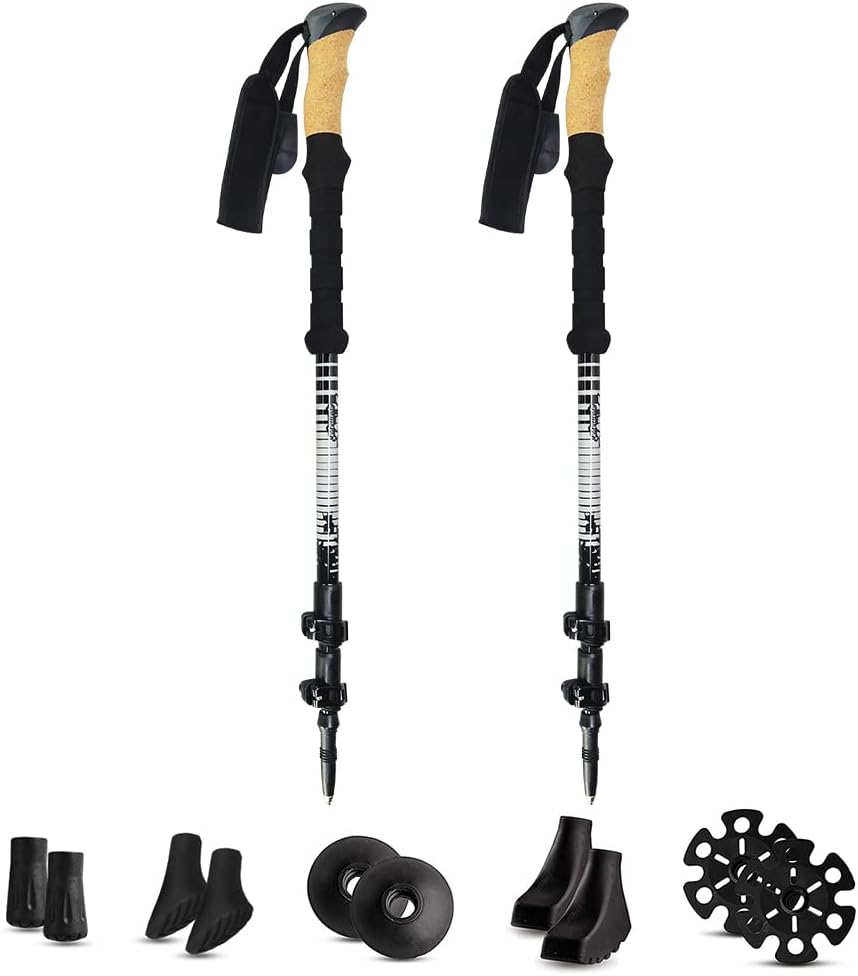 Carbon Fiber Trekking Poles with Cork Handle U3566