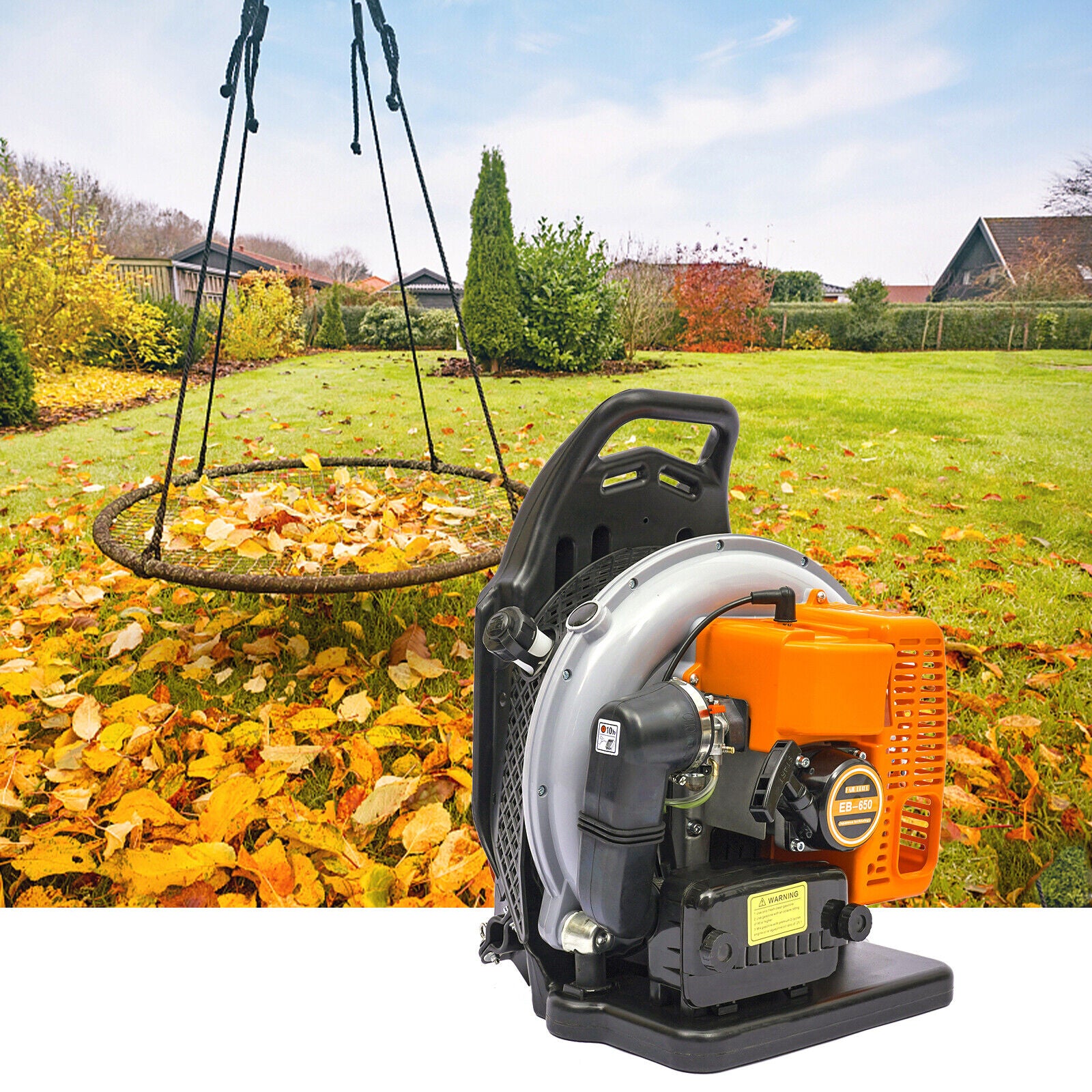 65CC 3.6HP 2-Cycle Gas Powered Backpack Leaf Blower Y73519