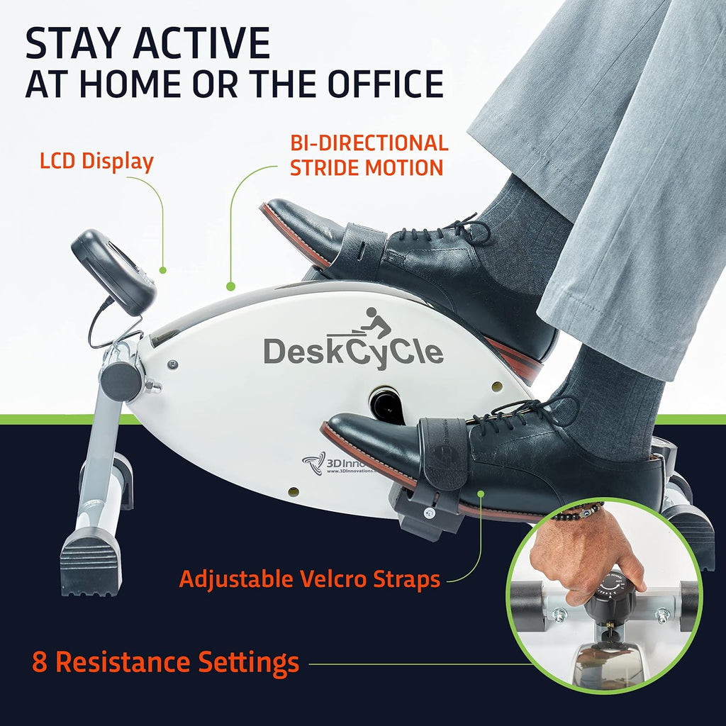 Under Desk Bike Pedal Exerciser with LCD Display C79260
