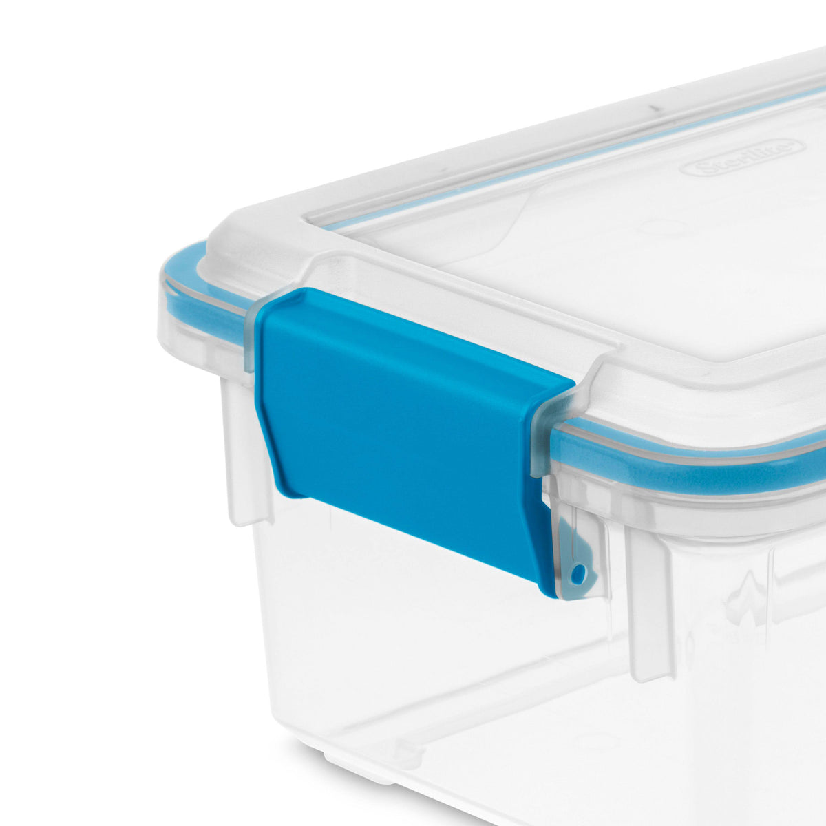 7.5 Quart Clear Plastic Storage Box with Lid (6 Pack) Q88815