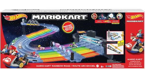 8-Foot Track Set with Lights & Sounds & 2 1:64 Scale Vehicles C9473