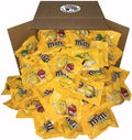 M&M's Peanut Chocolate Candy Fun Size Snacks, 5 LBs Bundle L105623
