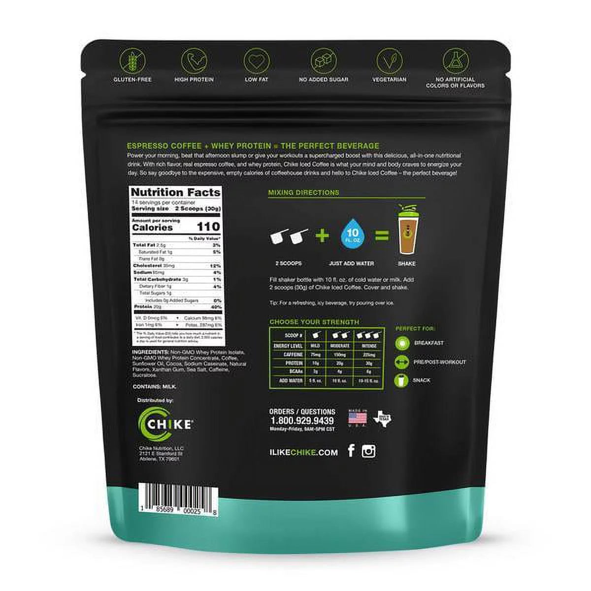 High Protein Iced Coffee Mocha Mint T4295