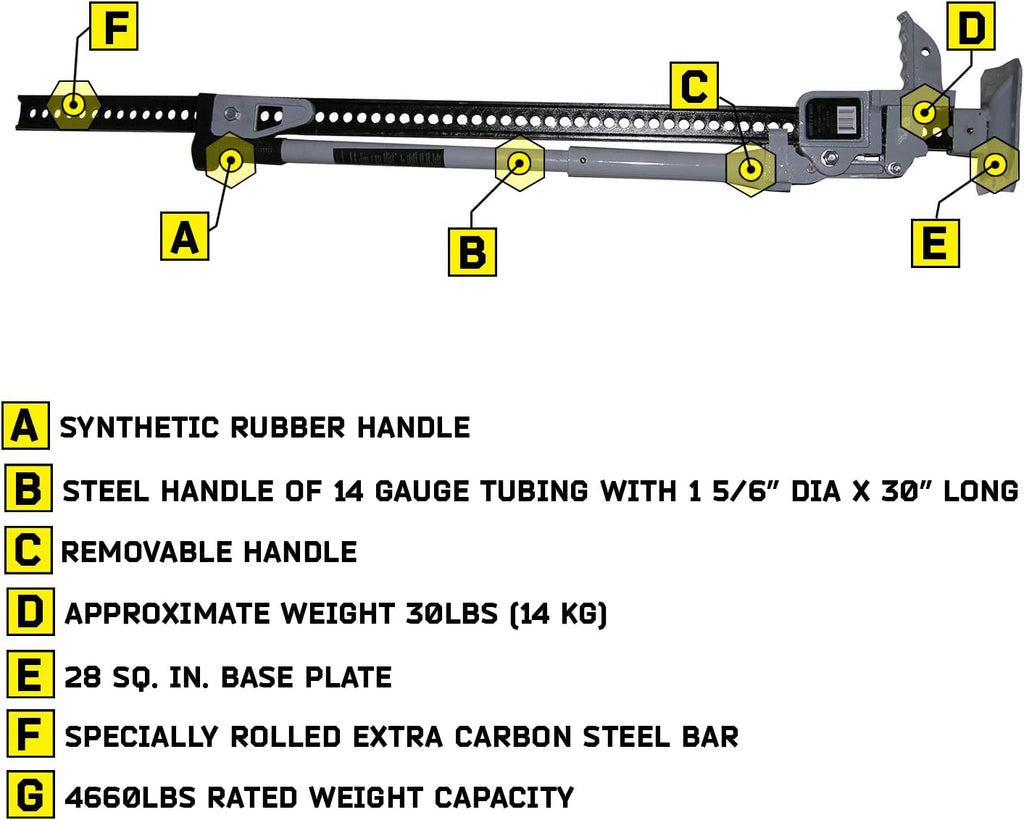 54" Universal Trail Jack X2576