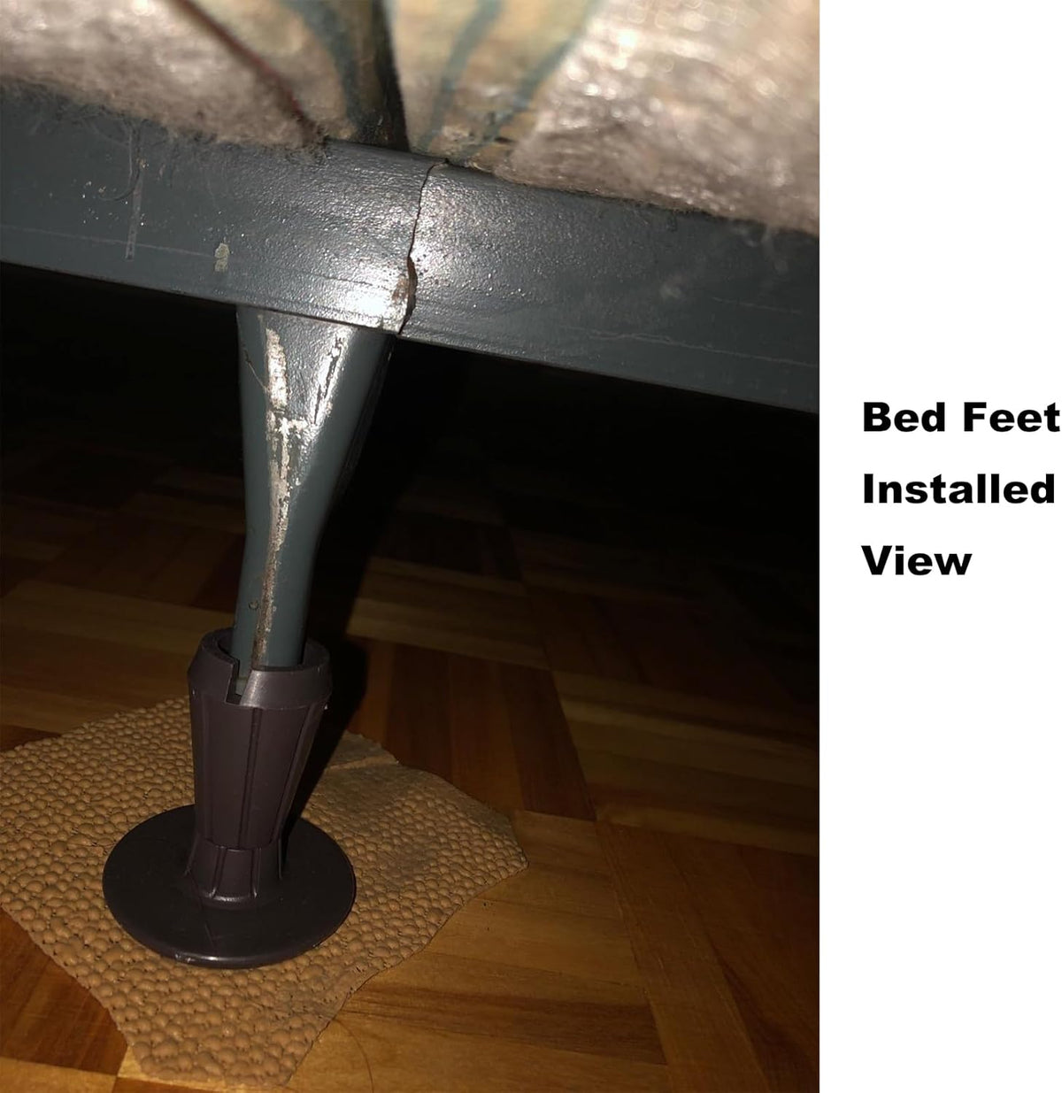 Set of 4 Heavy Duty Bed Frame Feet Replacement E82448