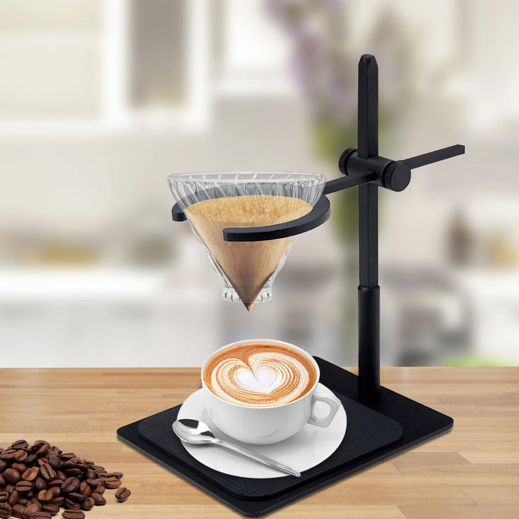 Black Adjustable Pour Over Coffee Stand G465
