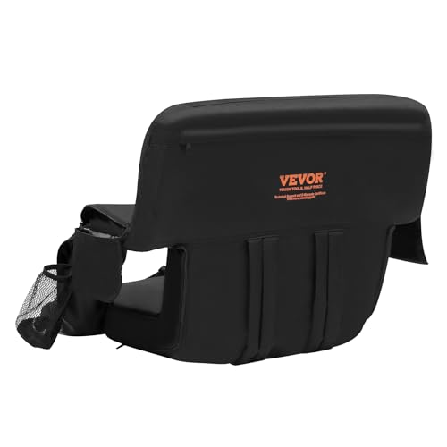 Wide Folding Padded Stadium Seat with Back Support N55277