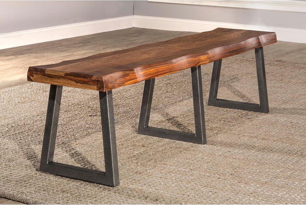 Gray Powder Coat Wood Rectangle Dining Table O832700