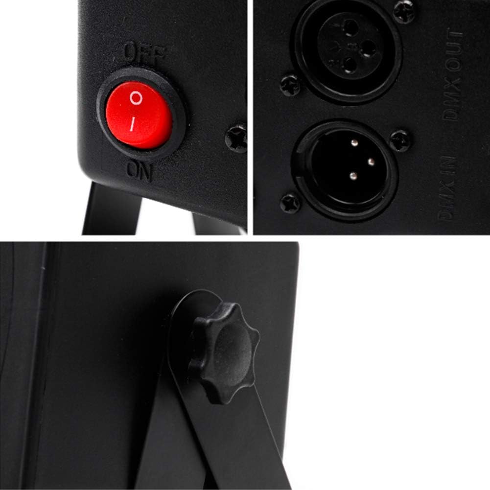 4 Pack Rechargeable Battery Powered RGB LED Uplights A34639