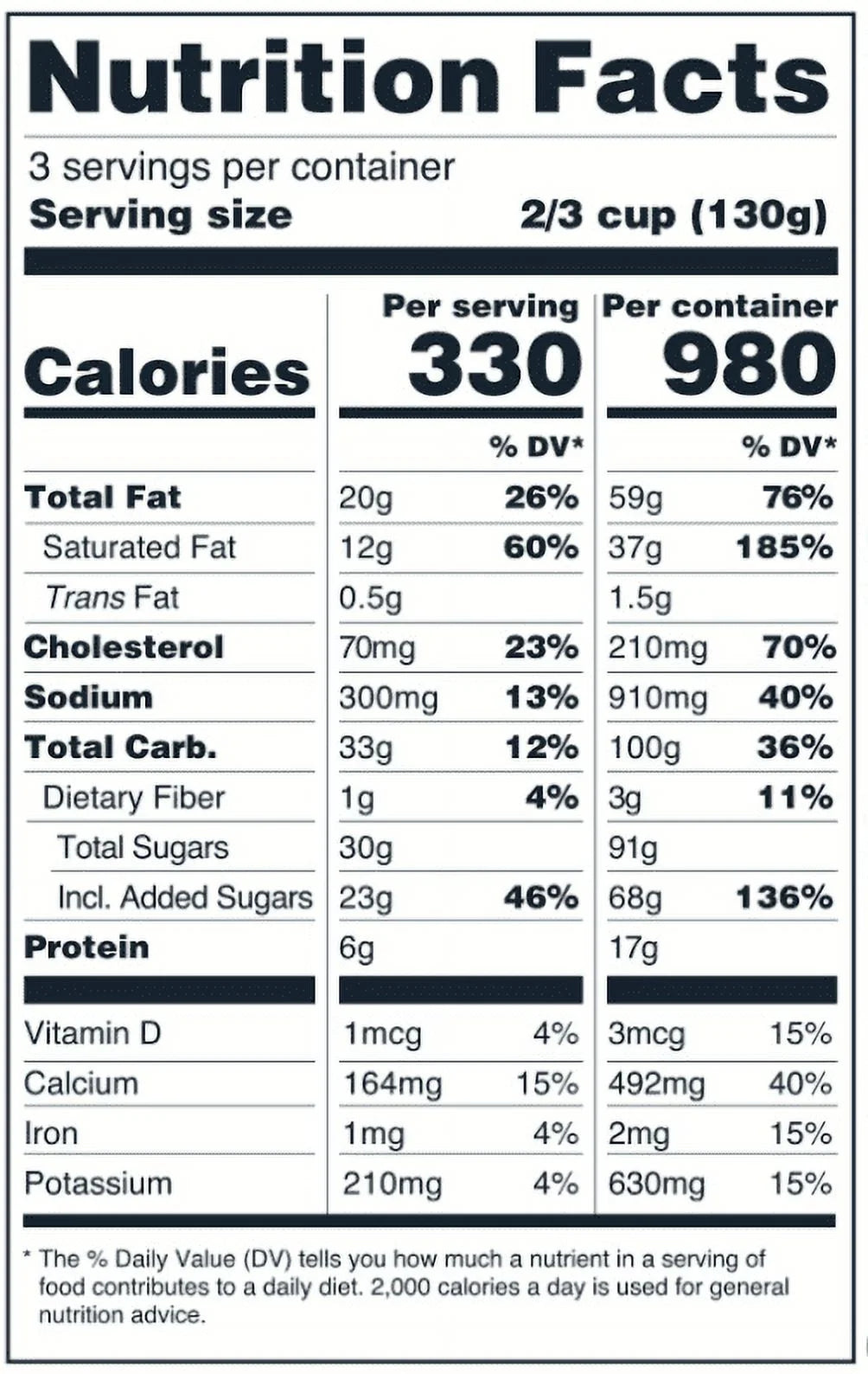 Sea Salt Cream & Cookies Ice Cream, 16 oz. (6 Ct) P7246