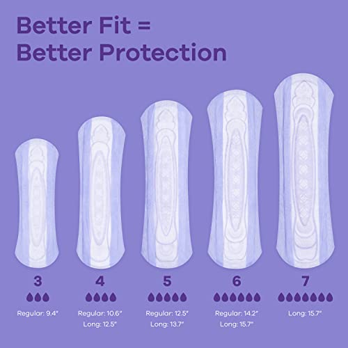 Adult Extra Heavy Long Incontinence Pads, 45 Count x 2 Packs (90 Count total) Y696462