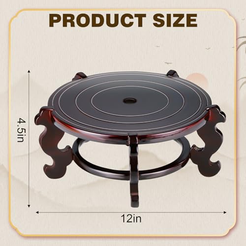 8 Inch Wooden Plant Stand C128576