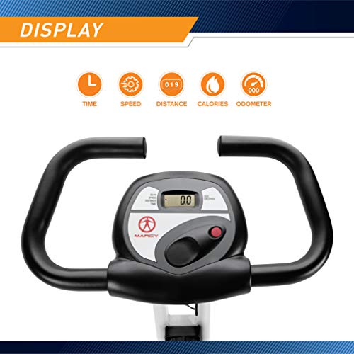 Foldable Upright Exercise Bike with Adjustable Resistance Y904