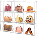 6Pack Clear Acrylic Storage Box with Magnetic Door P69568