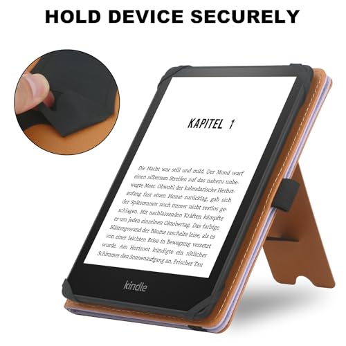 Black PU Leather E-Reader Case for 6-6.8 inch Z484