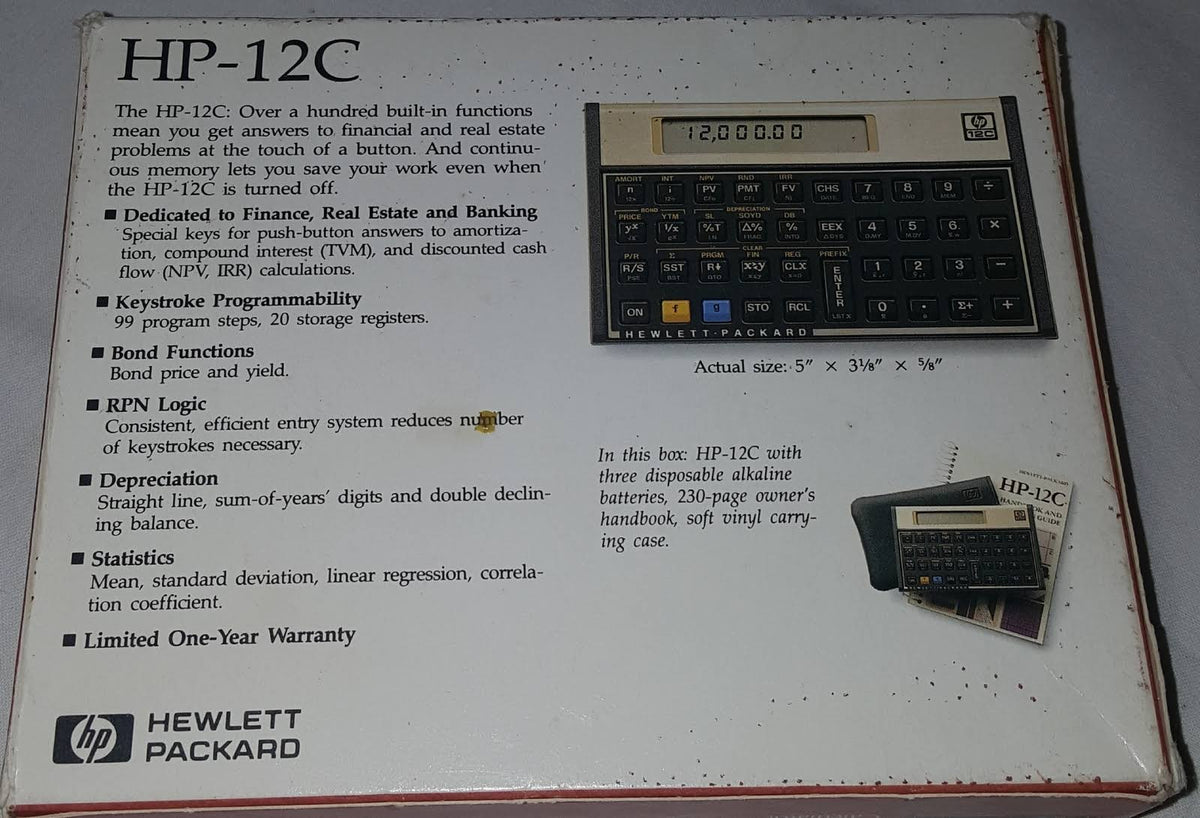 Financial Calculator B278156