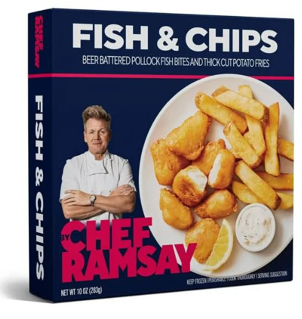 9.5oz Frozen Fish and Chips Pack of 10 M720734