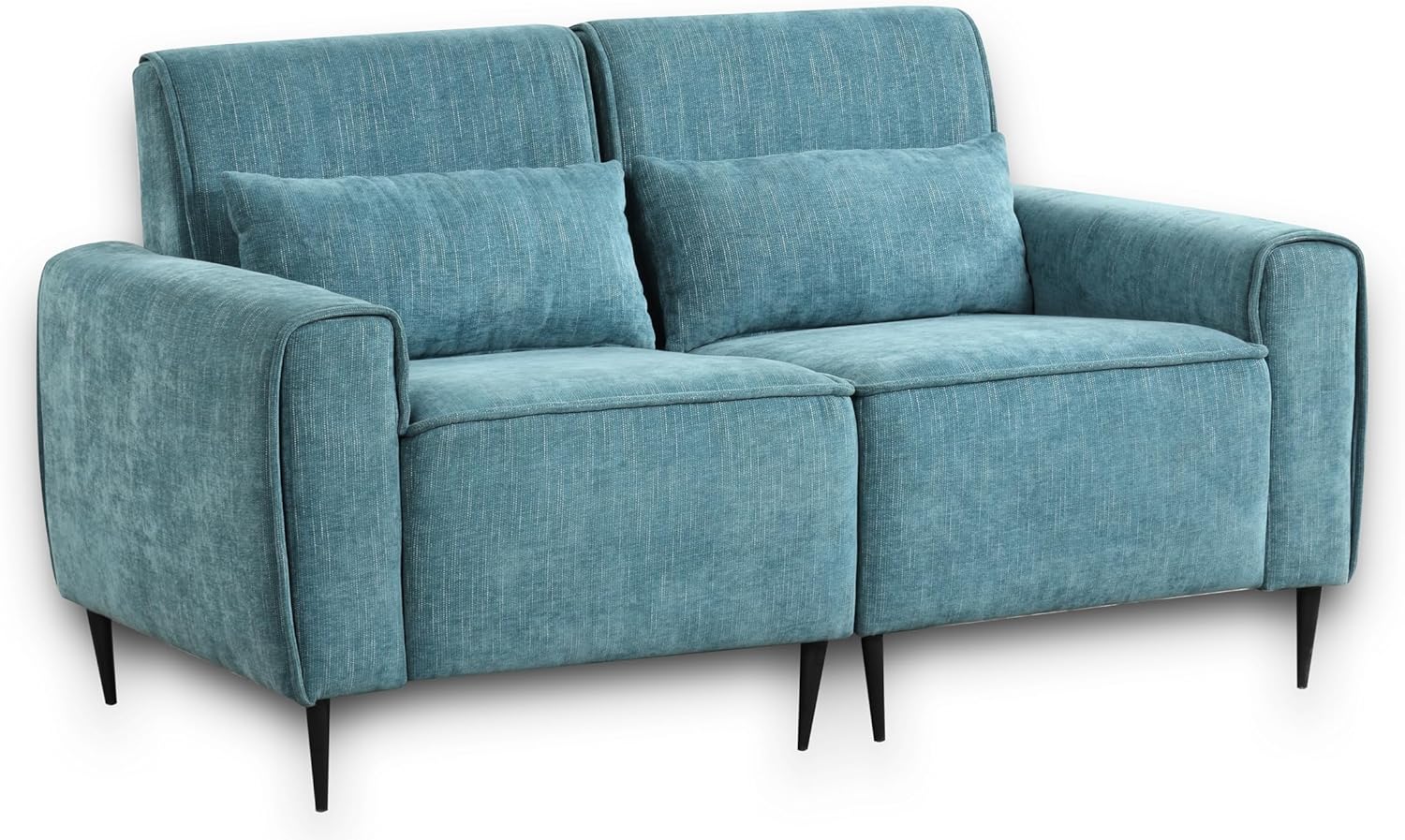 Blue Chenille Sofa Loveseat Set H44735