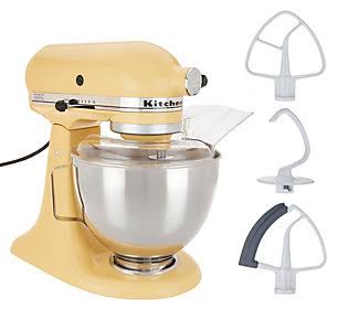 4.5-qt 300W Tilt-Head Stand Mixer, Majestic Yellow X6305