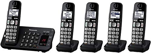 2 Handset DECT 6.0 Cordless Phone System with Answering Machine V3039