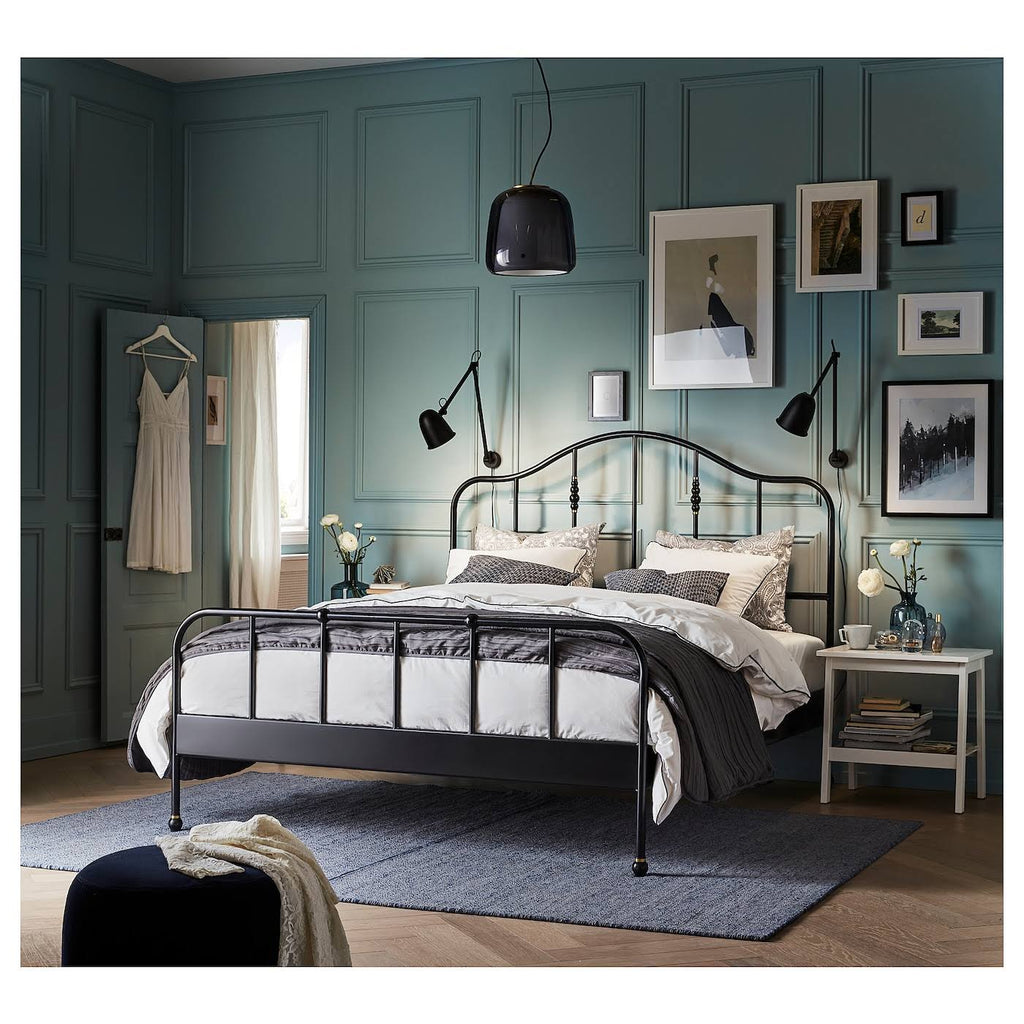 Black King Bed Frame F637047
