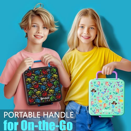 3-4 Compartment 60OZ Bento Box with Leakproof 8OZ Insulated Food Jar I550