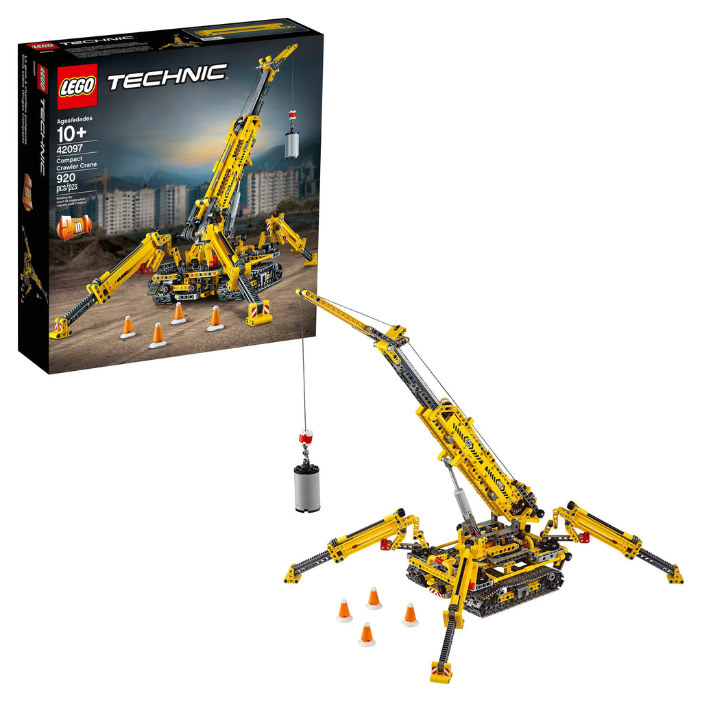 Compact Crawler Crane Construction Model Set (920 Pieces) F21220