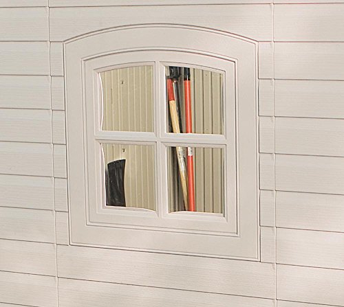 Outdoor Storage Dual Entry Shed, 15 x 8 ft, Desert Sand T399331