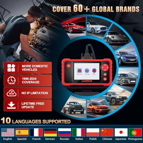 OBD2 Scanner Engine ABS SRS Transmission Diagnostic Scan Tool K9293