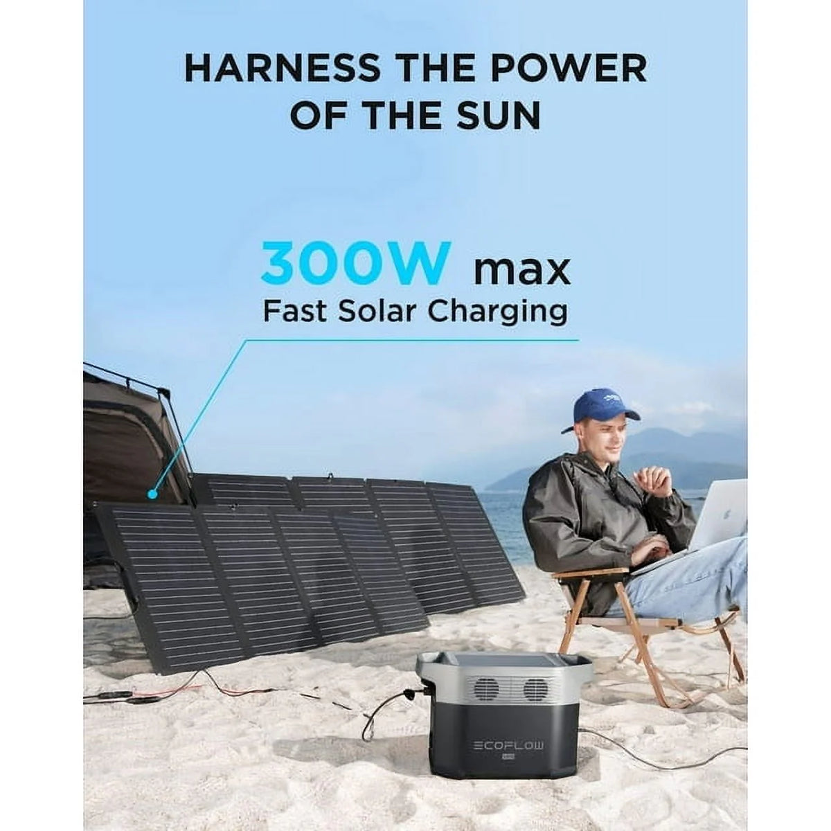 882Wh Capacity Portable Power Station Solar Generator T1605