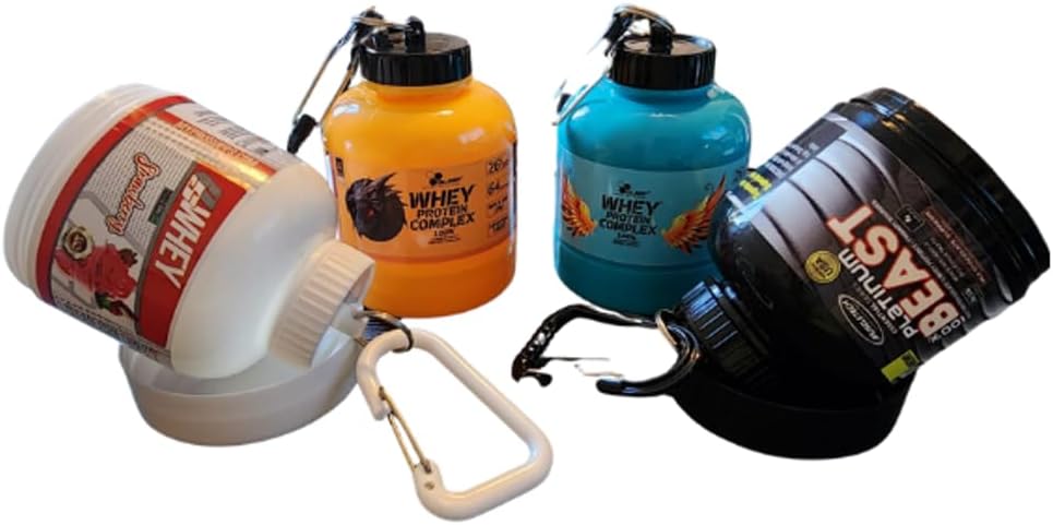 Portable 200ml 60g Powder Container Bottle O247956