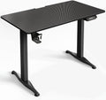 63 Inch L Shaped Electric Adjustable Height Desk Brown Walnut K8283