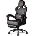 Big and Tall Gaming Chair with Footrest, Ergonomic Computer Chair (Black+Red) S5500