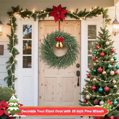 26 Inch Pine Wreath C582771