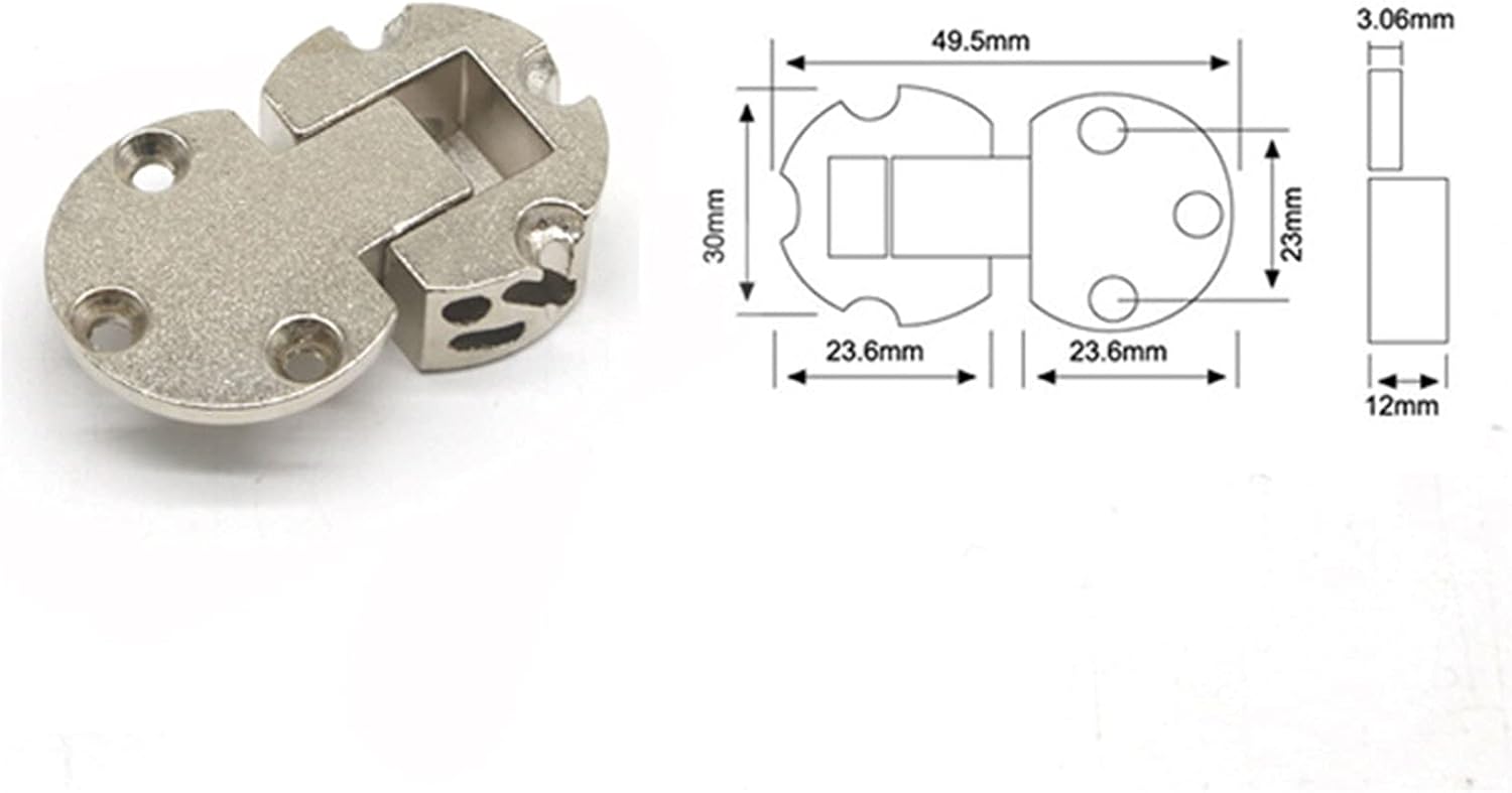 90 Degree Zinc Alloy Flap Hinge M6727