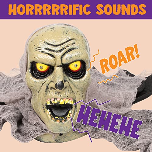 Zombie Halloween Decoration with Sound and Flashing Eyes X741