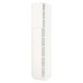 White High Cabinet with shelves, 2 Doors, 18x24x90 F453272