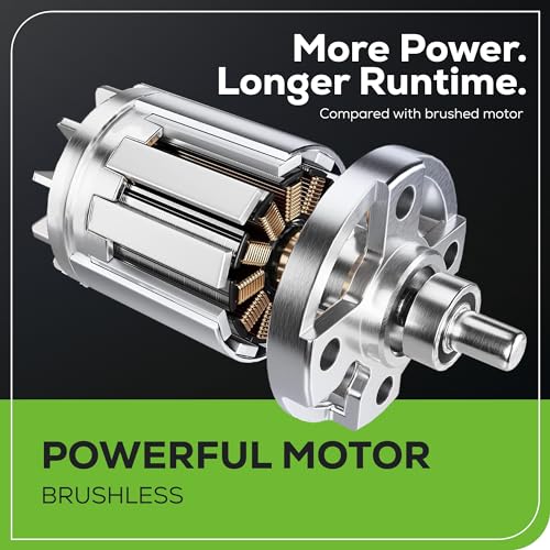 48V 17" Brushless Cordless Push Lawn Mower with 4.0Ah Batteries and Dual Port Rapid Charger D79665
