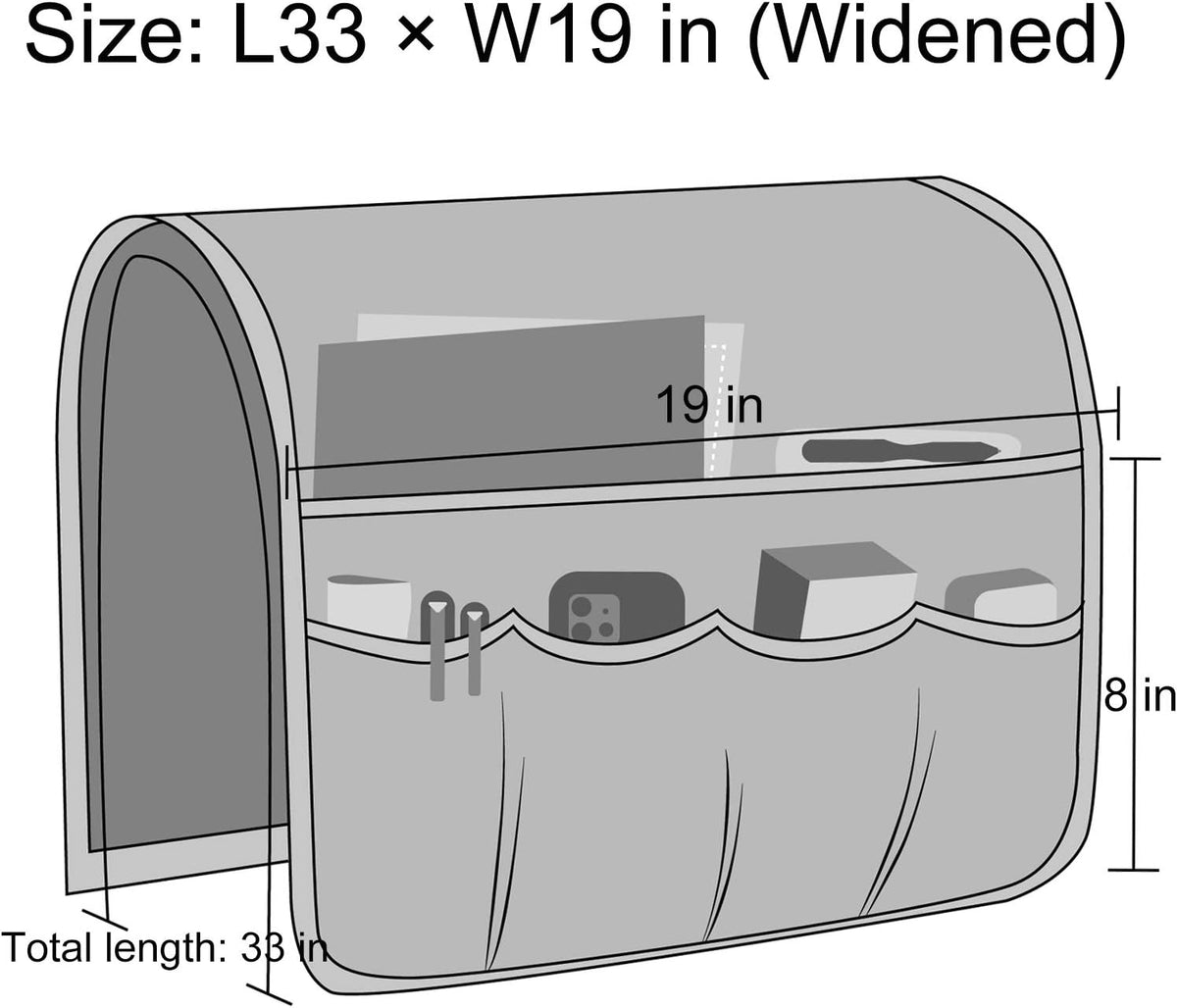 Sofa Armrest Organizer with 6 Pockets M313