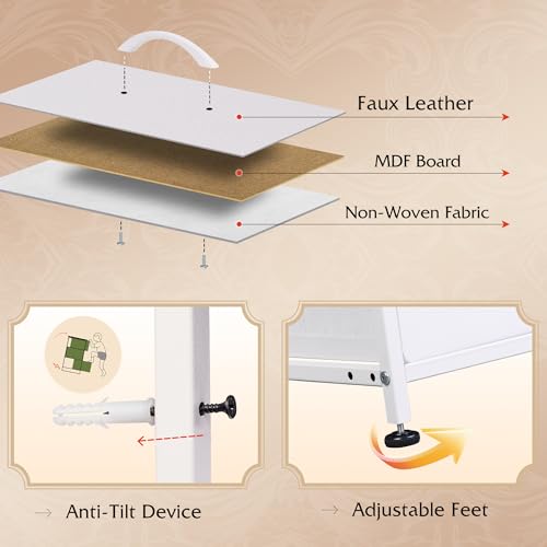 8 Drawer Fabric Dresser with LED Lights Q1778
